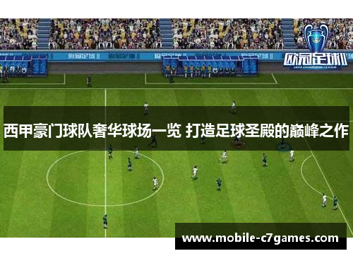 西甲豪门球队奢华球场一览 打造足球圣殿的巅峰之作