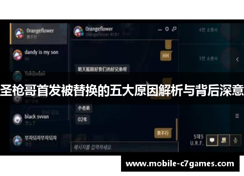 圣枪哥首发被替换的五大原因解析与背后深意